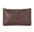 Coach New York Zip Pouch, &pound;65, Accessories, Brown, Leather, Front view